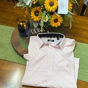 DKNY Men's Soft Pink Dress Shirt